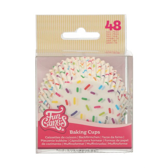 FunCakes Muffinförmchen Sprinkles 48 Stk.