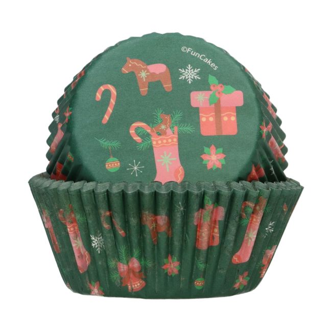 FunCakes Muffinförmchen Sweet Christmas 48 Stk.