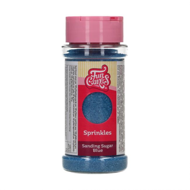 FunCakes Sanding Zuckerstreusel Blau 80g