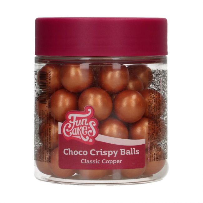 FunCakes Schoko Crispy Kugeln Classic Copper 130g