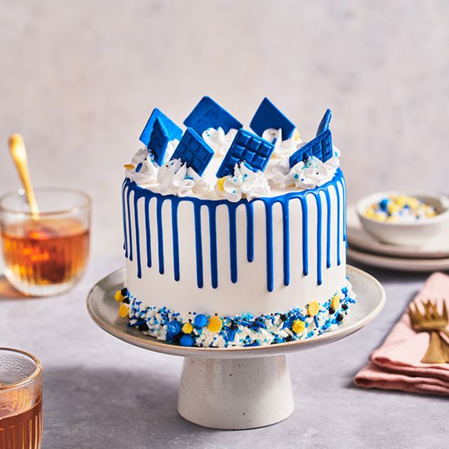 FunCakes Schokoladen Drip Royal Blau