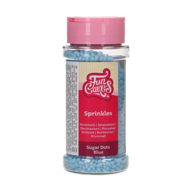 FunCakes Sugar Dots Blau 80g