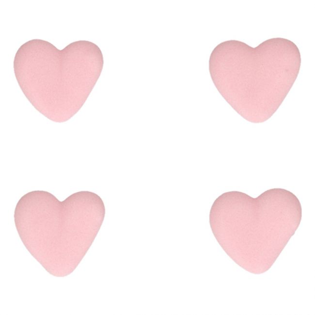 Tuckerdekor Herzen rosa für Muffins