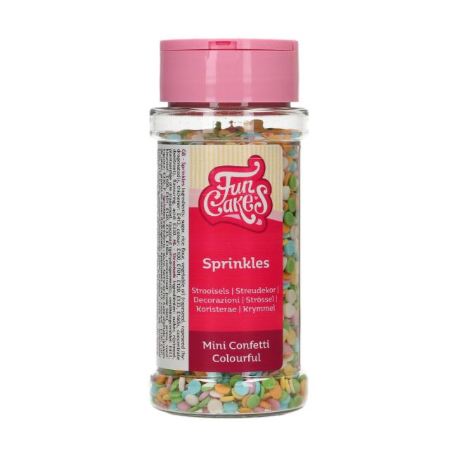 FunCakes Zuckerstreusel Confetti Farbenfroh 60g