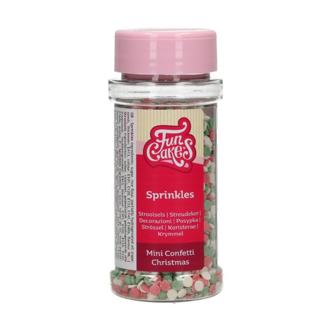 FunCakes Zuckerstreusel Mini Konfetti Weihnachten 60g