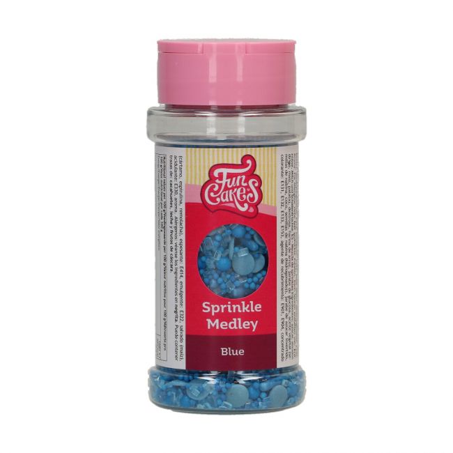 FunCakes Zuckerstreusel Mix Blau 70g