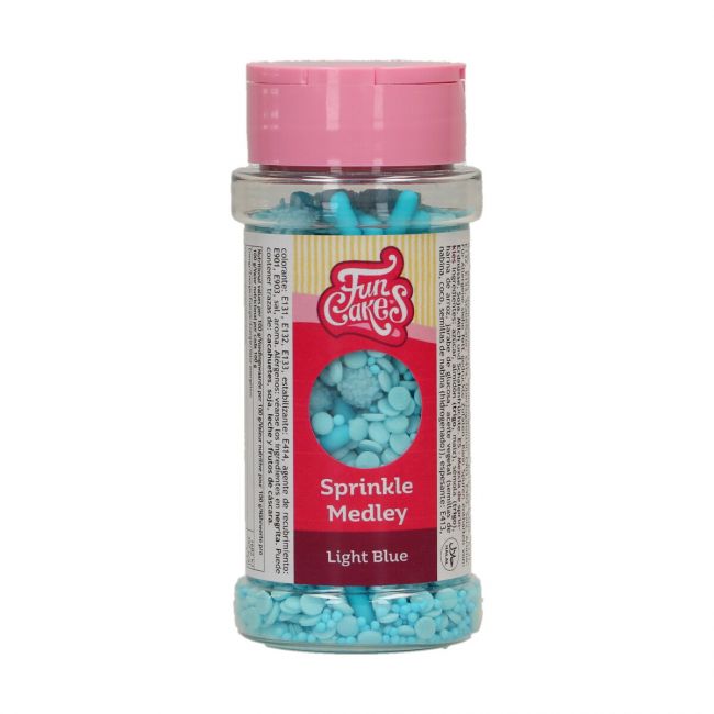 FunCakes Zuckerstreusel Mix Hellblau 70g