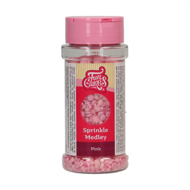 FunCakes Zuckerstreusel Mix Rosa 70g