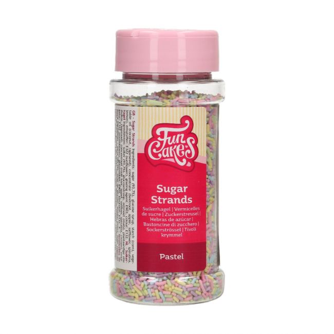 FunCakes Zuckerstreusel Strands Mix Pastell 80g