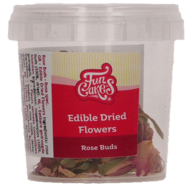 Funcakes essbare getrocknete Blumen Rose Buds