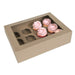 HoM Cupcake Box 12er Kraft 2Stk.