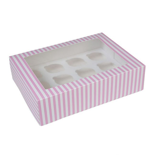 HoM Cupcake Box 12er Circus Pink 2Stk.