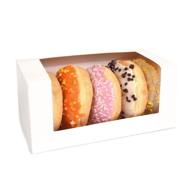 HoM Donut Box 2er Weiss 3Stk.