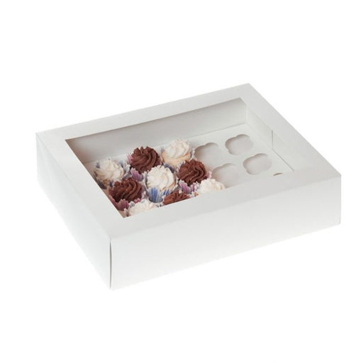 HoM Mini Cupcake Box 24er Weiss 2Stk.