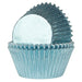 HoM Mini Muffinfoermchen BabyBlau Metallic 36Stk.