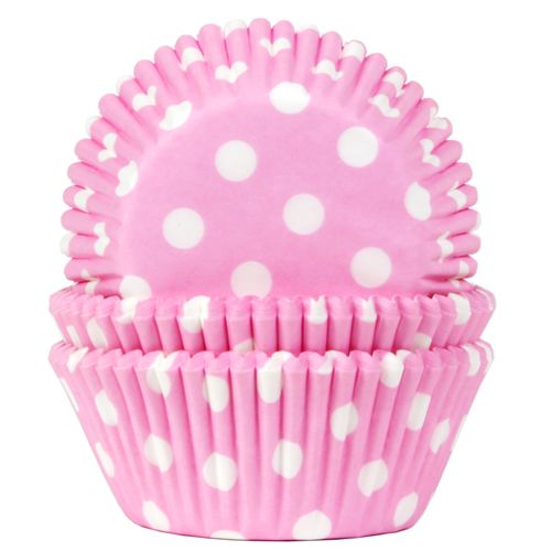 HoM Muffinfoermchen Dots Pink 50Stk.