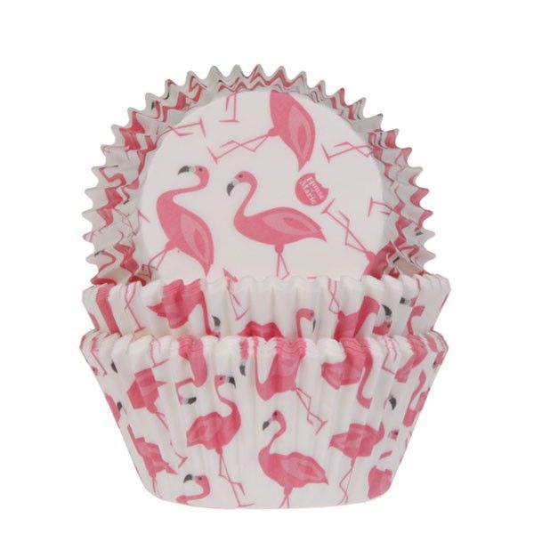 HoM Muffinfoermchen Flamingo 50Stk.