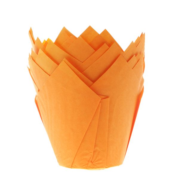 HoM Tulip Muffinförmchen Orange 36 Stk.