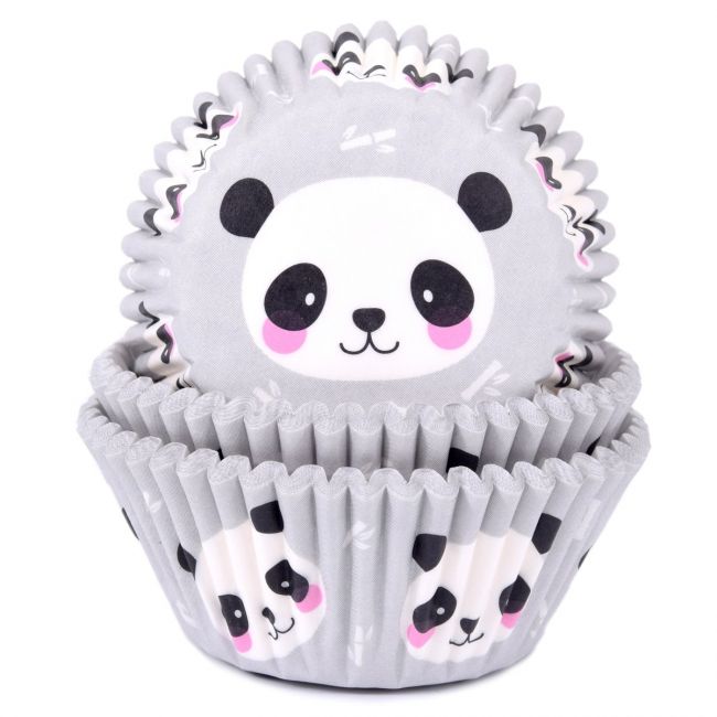 House of Marie Muffinförmchen Panda 50 Stk.