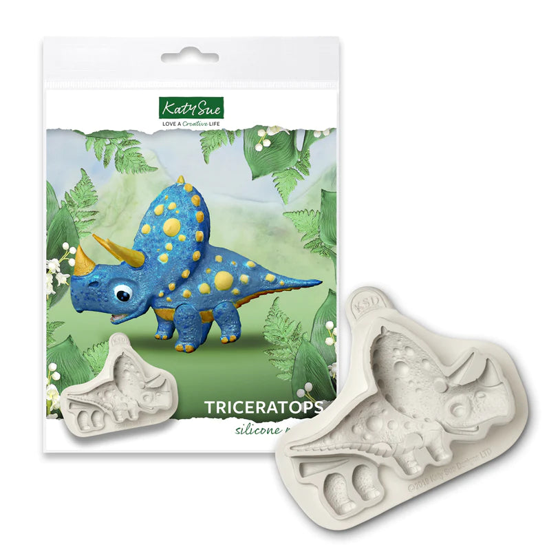 Katy Sue Silikonform Dino Triceratops