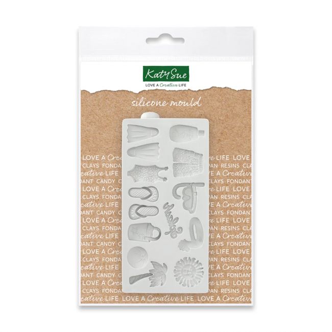 KatySue Silikonform Miniatur Strand Set