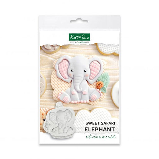 KatySue Silikonform Sweet Safari Baby Elefant