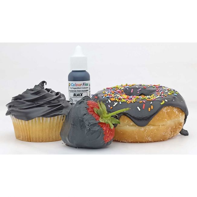Sugarflair ColourFlex Lebensmittelfarbe Black