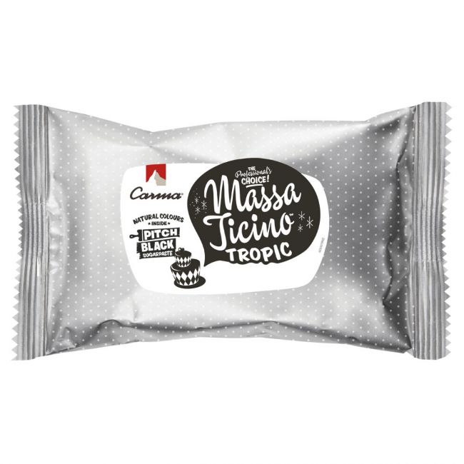 Massa Ticino Fondant Pitch Black 1kg