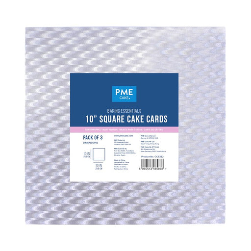 PME Cake Cards 25cm Quadratisch 3 Stk.