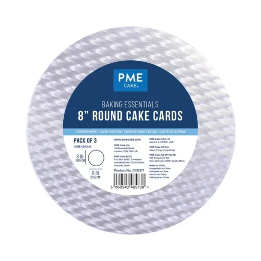 PME Cake Cards 20,5cm Rund – 3 Stk.