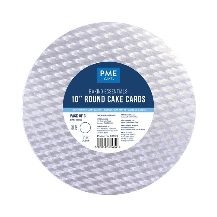 PME Cake Card  Rund 28cm 3er Set