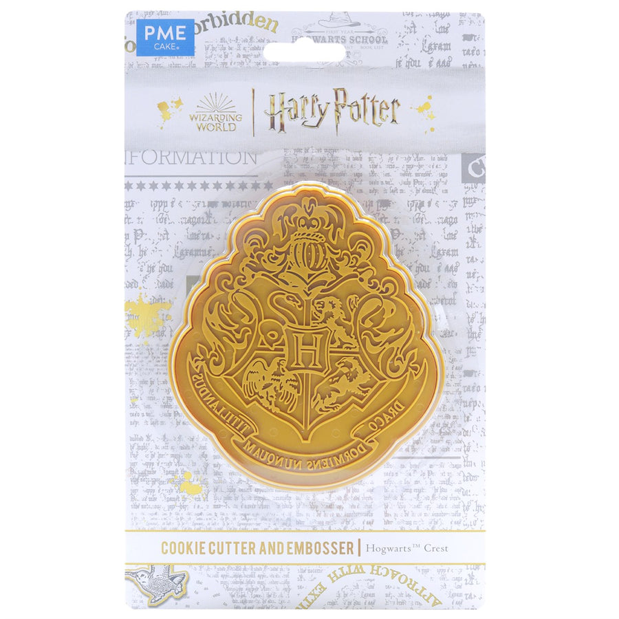 PME cookie cutter and embosser harry potter hogwarts crest