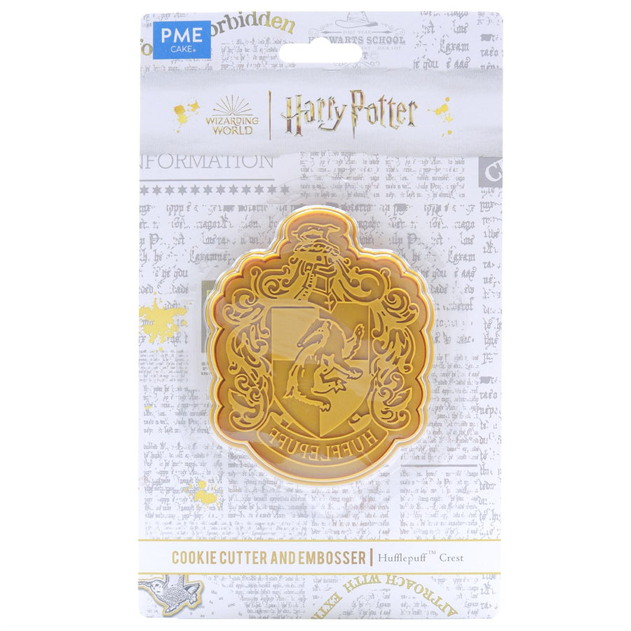 PME Cookie and Embosser Hufflepuff crest