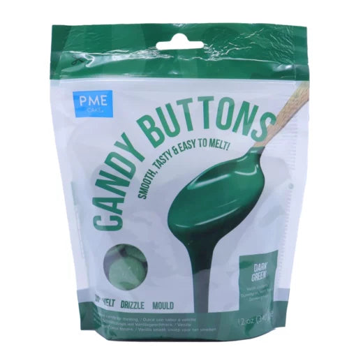 PME Candy Buttons Dunkelgruen 340g