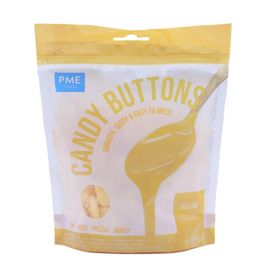 PME Candy Buttons Gelb 340g