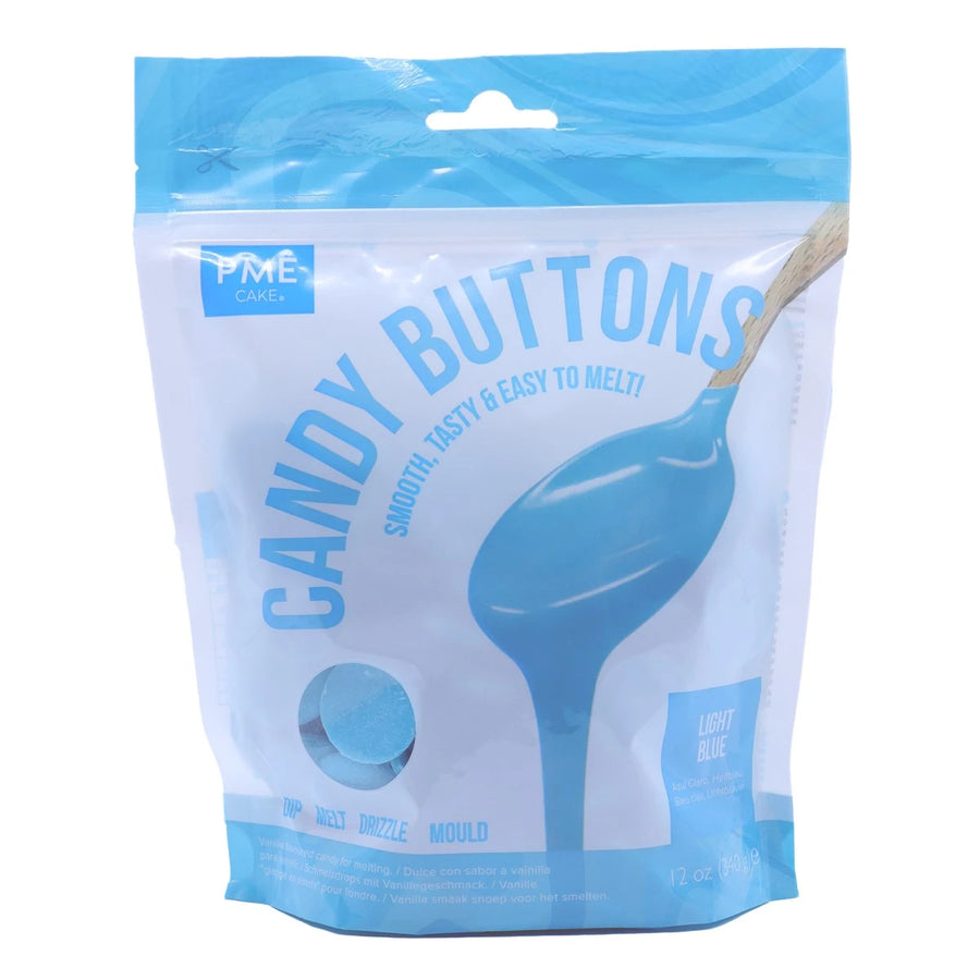 PME Candy Buttons Hellblau 340g
