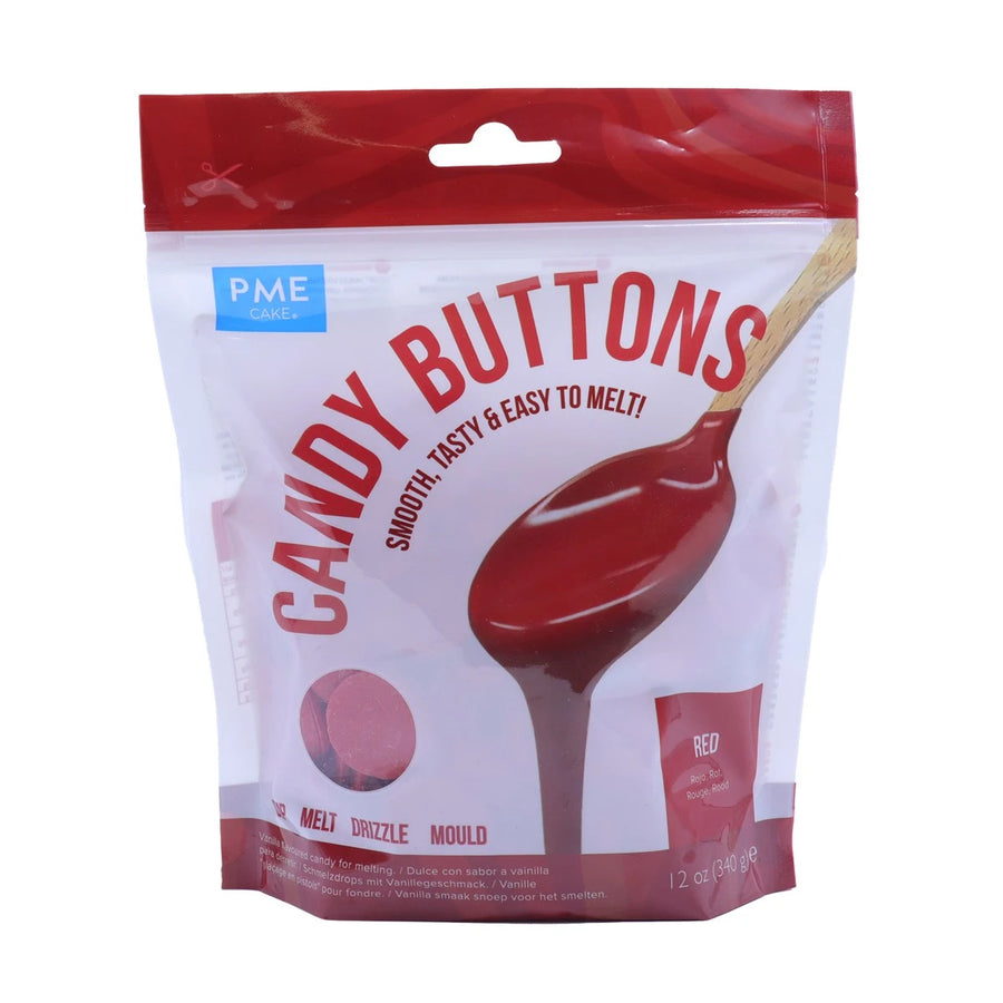 PME Candy Buttons Rot 280g