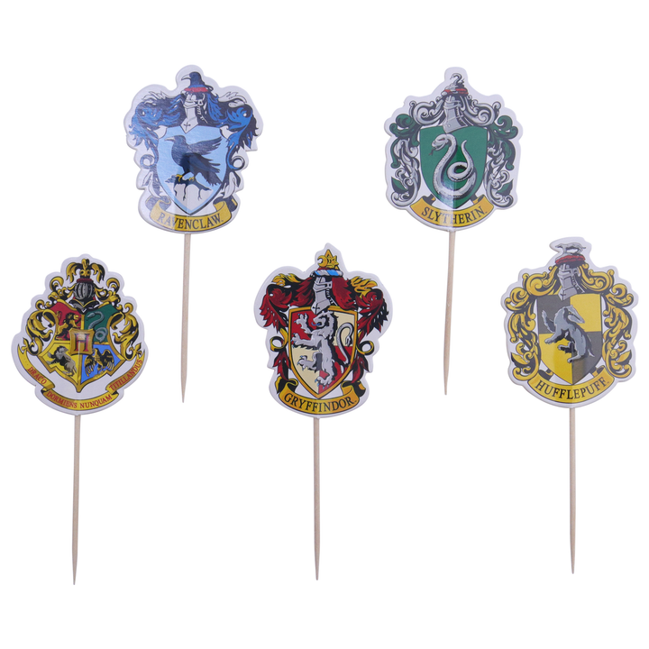 PME Harry Potter Cupcake Topper Hogwarts Wappen 6 Stk.