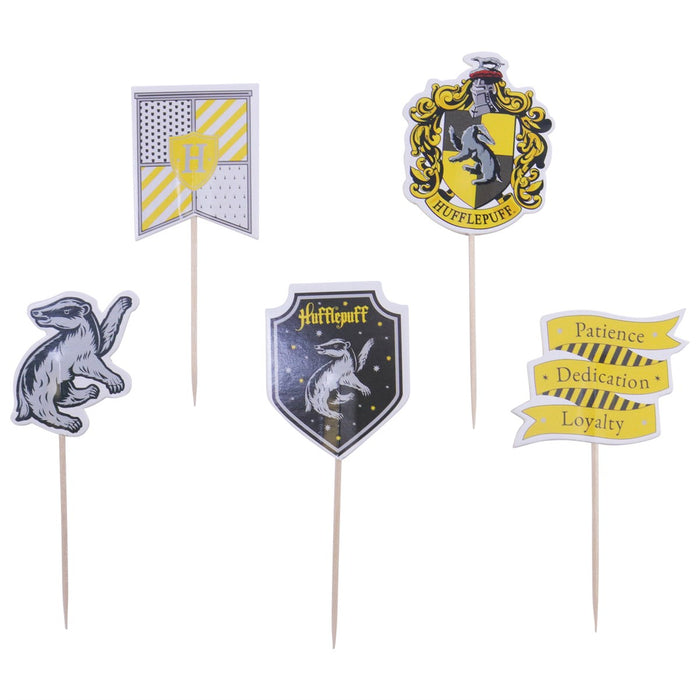 PME Harry Potter Cupcake Topper Hufflepuff 15 Stk.