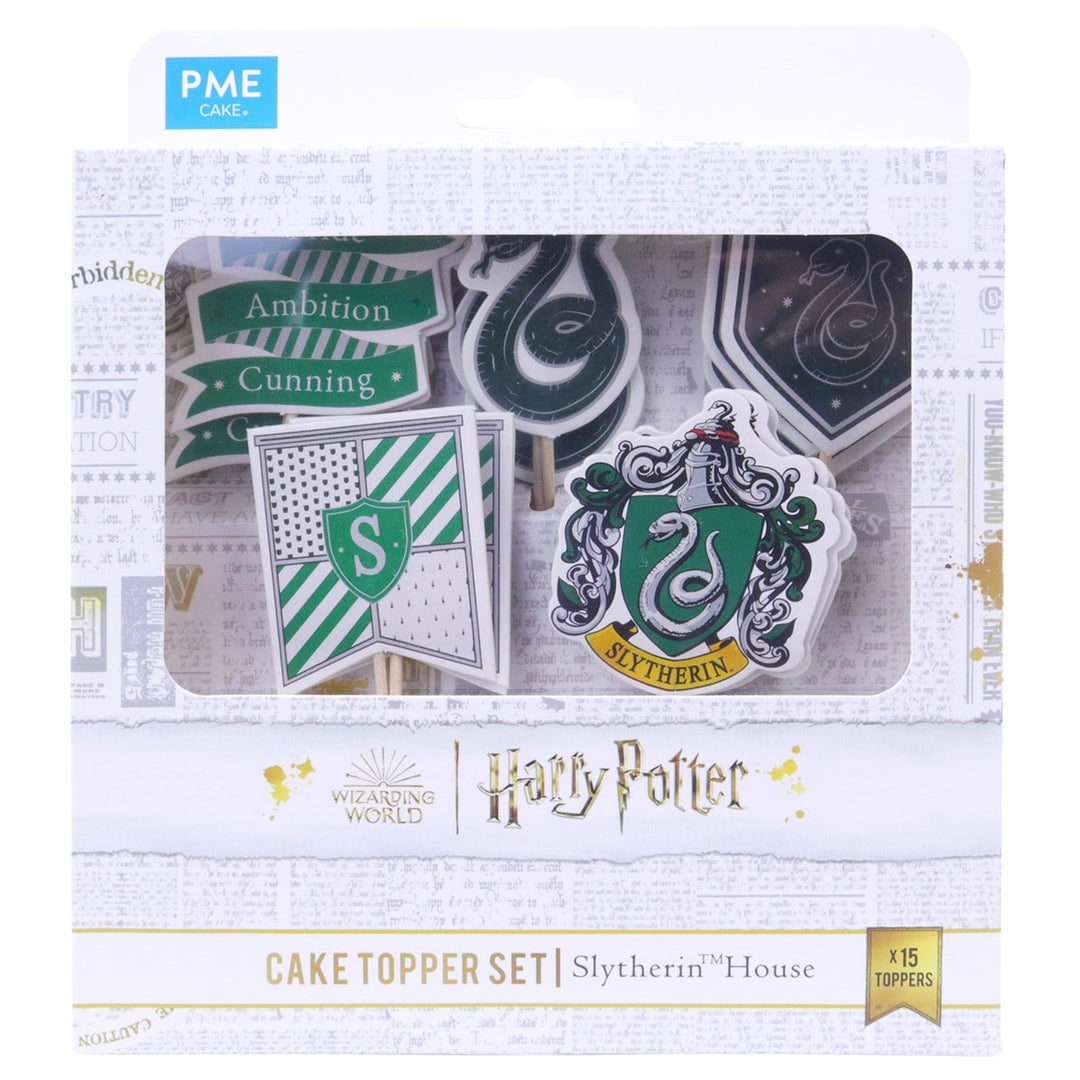 PME Harry Potter Cupcake Topper Syltherin 15 Stk.