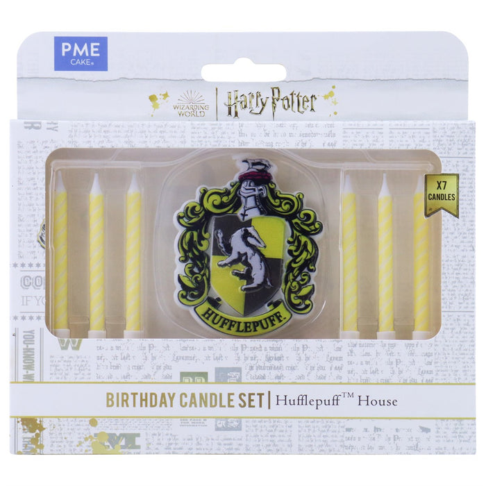 PME Harry Potter Kerzen Set Hufflepuff 7 Stk.