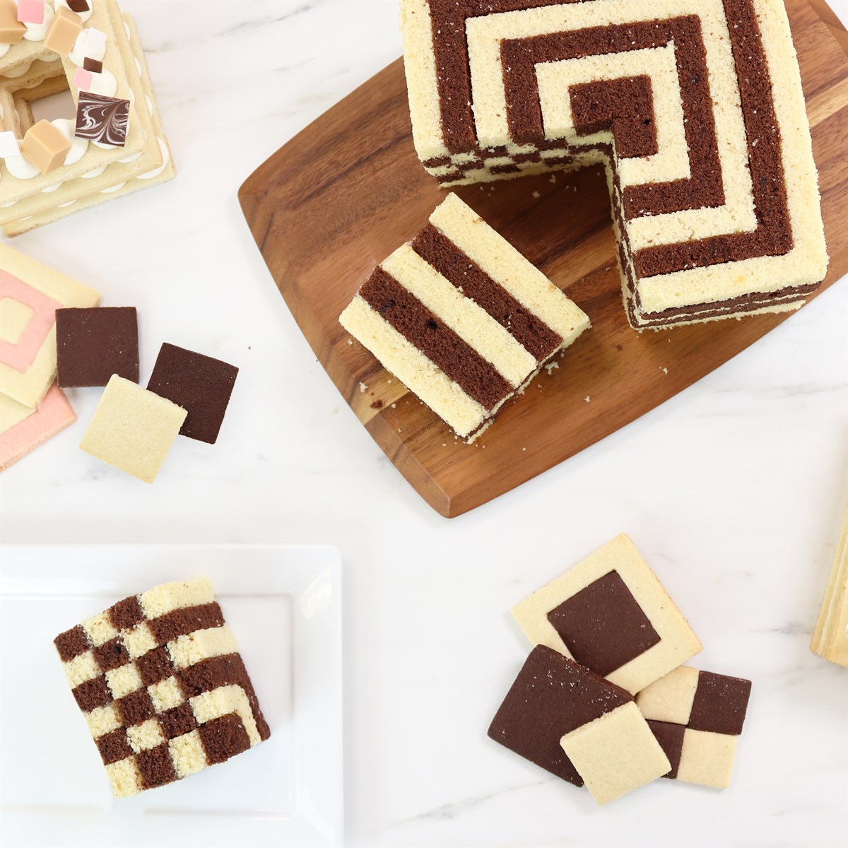 QUARKZMAN Tropfen Ausstecher Set - 4 Größen Edelstahl Backformen