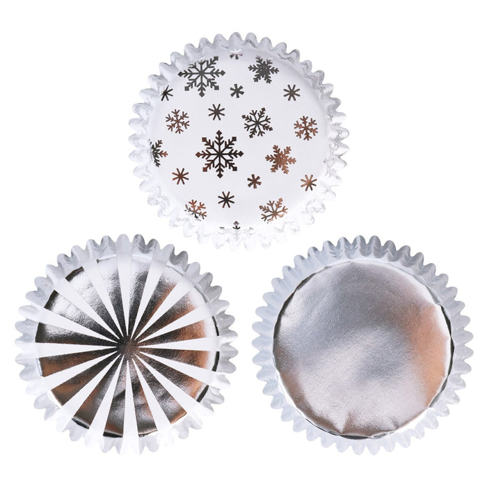 PME Muffinförmchen Set - XMAS - Gold & Silber 100 Stk.