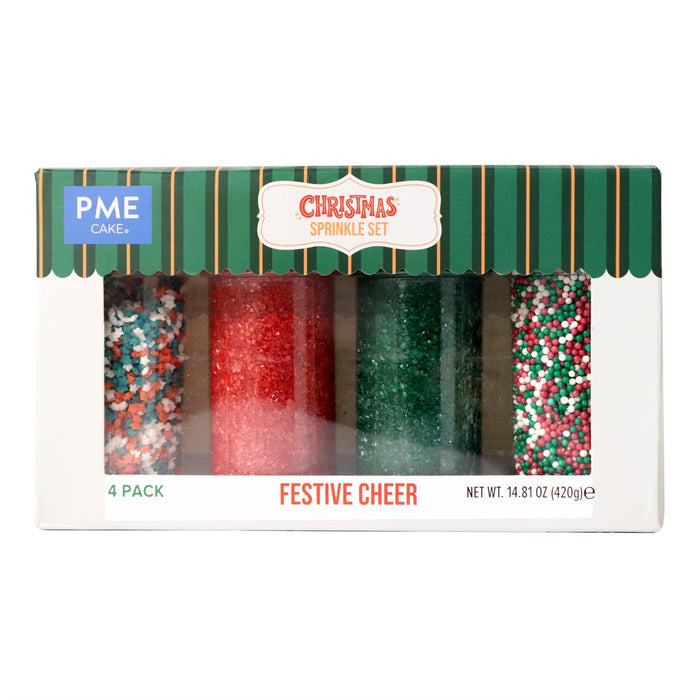 PME Zuckerstreusel Set - Festive Cheer - 420g