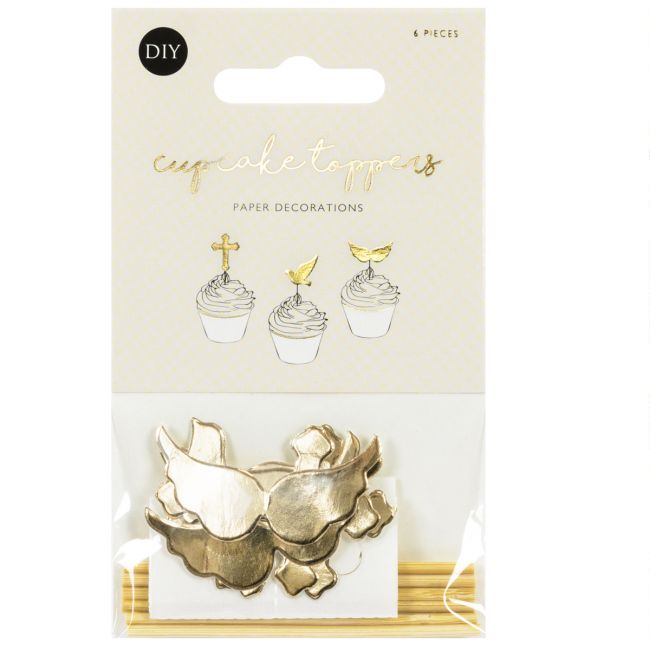 Cupcake Topper Kommunion Set 6er