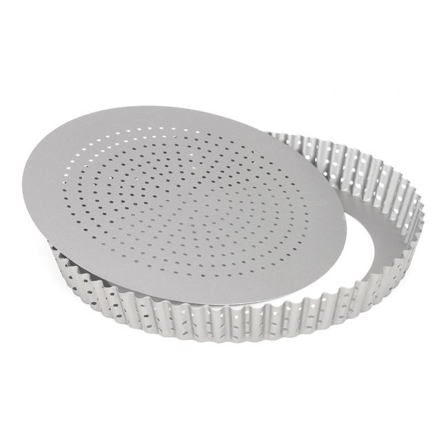 Patisse Silver-Top Quiche-Form perforiert Ø28cm