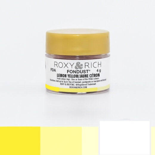 RoxyRich Fondust Puderfarbe Neon Yellow 4g