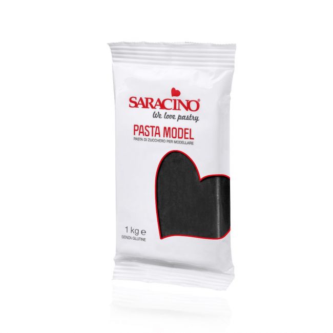 Saracino Pasta Model Fondant Schwarz 1kg