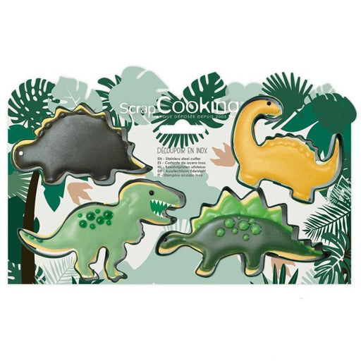 ScrapCooking Ausstecher Set Dino 4 Stk.