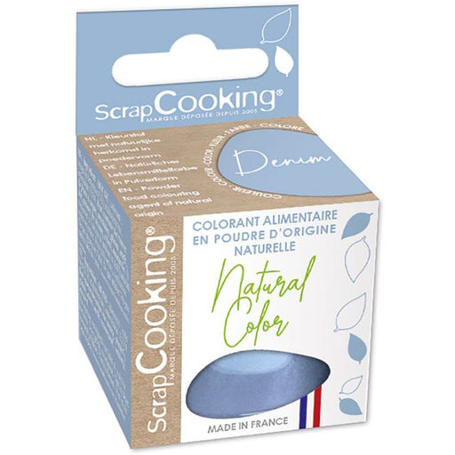 ScrapCooking natuerliche Lebensmittelfarbe Denim 10g